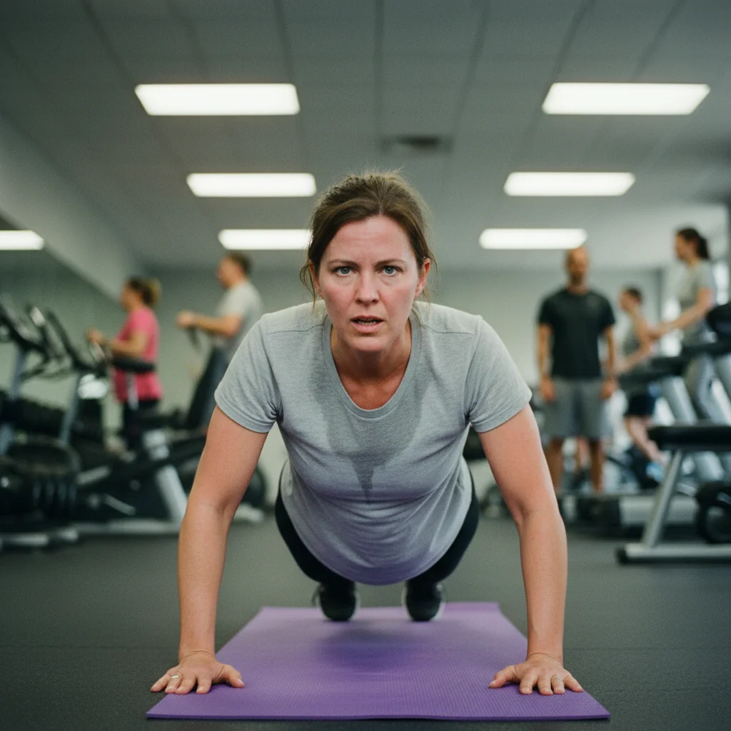 Spēka vingrinājumi Tabata protokolā — push-up ar perfektu tehniku